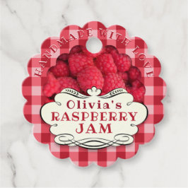 Etiquetas Para Lembrancinhas Emperramento de framboesa artesanal