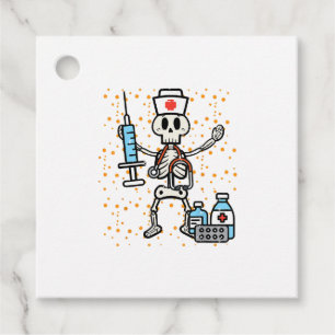 Etiquetas Para Lembrancinhas Enfermeira Ortopedia Halloween Skeleton Scrub Top