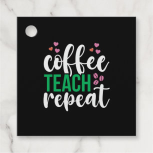Etiquetas Para Lembrancinhas Ensino do Café de Arte do Professor Repetir