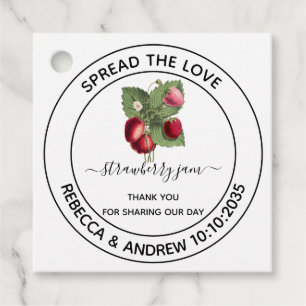 Etiquetas Para Lembrancinhas Espalhe O Amor Morango Morango Casamento Favor Fav