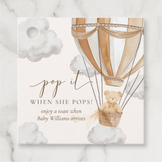 Etiquetas Para Lembrancinhas Esperar Tan Teddy Bear Pop Quando Ela Pop
