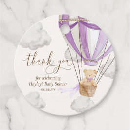 Etiquetas Para Lembrancinhas Esperar Teddy Bear Lilly Obrigado Chá de fraldas