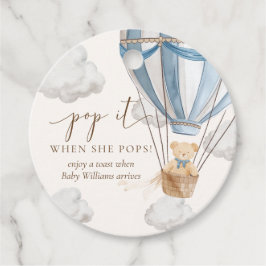 Etiquetas Para Lembrancinhas Espere, Teddy Bear Pop Quando Ela Pop