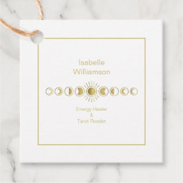 Etiquetas Para Lembrancinhas Espiritual de Fase da Lua Celestial Mística