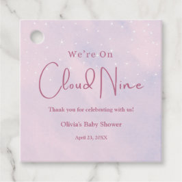 Etiquetas Para Lembrancinhas Estamos no Chá de fraldas Cloud Nine Girl
