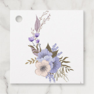 Etiquetas Para Lembrancinhas Estilo floral boutique roxo