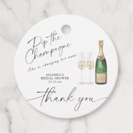 Etiquetas Para Lembrancinhas Estoure o champanhe - obrigado chá de panela