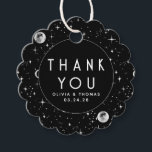 Etiquetas Para Lembrancinhas Estrelas da Noite Negra Mística Celestial Obrigado<br><div class="desc">Starnight obrigado você favorece as etiquetas</div>