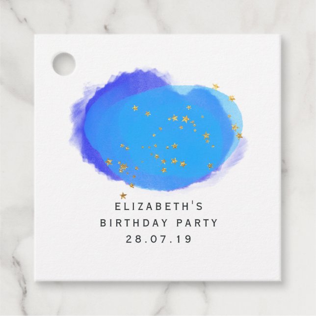 Etiquetas Para Lembrancinhas Estrelas Místicas (Frente)