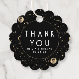 Etiquetas Para Lembrancinhas Estrelas Noturnas Agradecimento Místico Celestial 