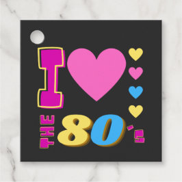 Etiquetas Para Lembrancinhas Eu Adoro A anos 80