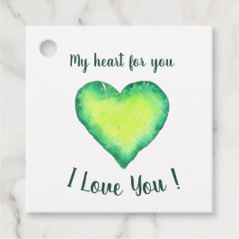 Etiquetas Para Lembrancinhas Eu Amo-Te Bastante Verde E Azul, Aniversário