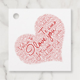 Etiquetas Para Lembrancinhas Eu Te Amo Palavras Dia de os namorados De Coração 