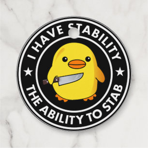 Etiquetas Para Lembrancinhas Eu Tenho Estabilidade E Capacidade De Esfaquear En