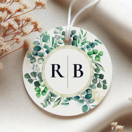 Etiquetas Para Lembrancinhas Eucalyptus Botanical Greenery Leaves Wedding