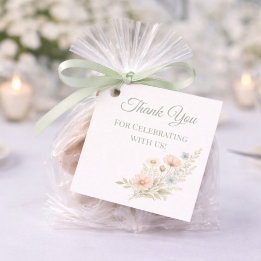 Etiquetas Para Lembrancinhas Event Guest Wildflower Garden Thank You