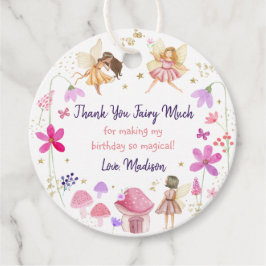Etiquetas Para Lembrancinhas Fairy Garden Floral Birthday