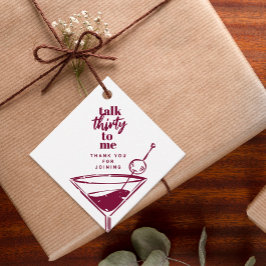 Etiquetas Para Lembrancinhas Fale 30 Para Mim aniversário de 30 anos Cocktail W