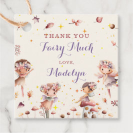 Etiquetas Para Lembrancinhas Fall Fairy Birthday Obrigado A Favor Tags Square