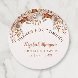 Etiquetas Para Lembrancinhas Fall in Love Fall Bridal Shower
