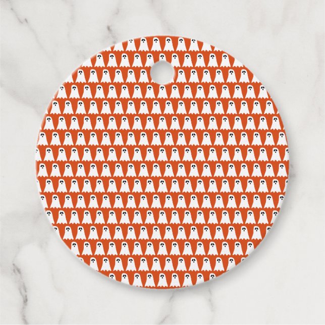 Etiquetas Para Lembrancinhas Fantasma de Halloween (Frente)