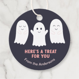 Etiquetas Para Lembrancinhas Fantasmas Adoráveis do Halloween - Aqui está um Tr