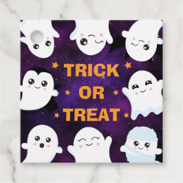 Etiquetas Para Lembrancinhas Fantasmas de Halloween Fofos Par ou Pera
