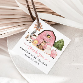 Etiquetas Para Lembrancinhas Farm Animals, Cute Animals, Pink Barn, Baby Shower