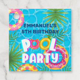 Etiquetas Para Lembrancinhas Favor de Aniversário de Festa de Piscina de Verão