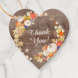 Etiquetas Para Lembrancinhas Favor de Chuveiro de Noiva Folhas de Outono Rústic