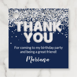 Etiquetas Para Lembrancinhas Favoritos para festas marinho Azul e Prata