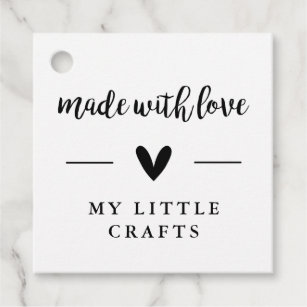 Etiquetas Para Lembrancinhas Feito com o amor, Crafting o negócio