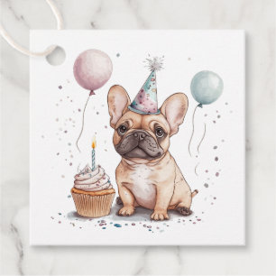 Etiquetas Para Lembrancinhas Feliz Aniversário Bulldog Francês