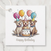 Feliz Aniversário Cães Pit Bull