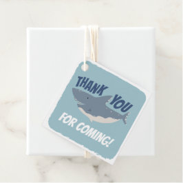 Etiquetas Para Lembrancinhas Feliz Aniversário do Tubarão Fintástico Obrigado