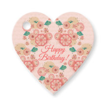 Feliz Aniversário - Jardim das Flores de Pêssego d