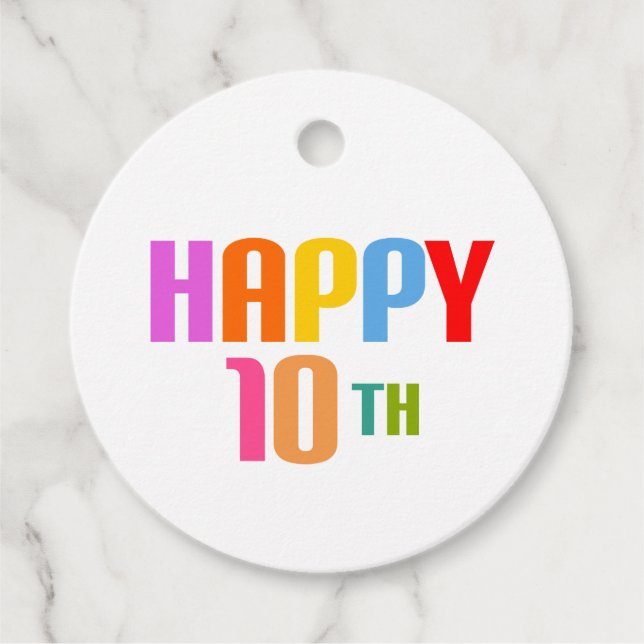 Etiquetas Para Lembrancinhas Feliz dia 10 (Frente)