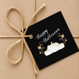 Etiquetas Para Lembrancinhas Feliz Dia das Bruxas Pretas