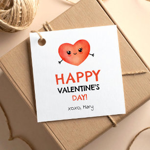 Etiquetas Para Lembrancinhas Feliz Dia dos Namorados com coração de bebê