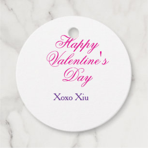 Etiquetas Para Lembrancinhas Feliz dia dos namorados rosa roxo xoxo amor nome c