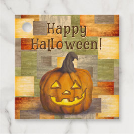 Etiquetas Para Lembrancinhas Feliz Halloween Jack O' Lanterna Pumpkin