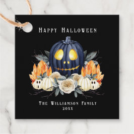 Etiquetas Para Lembrancinhas Feliz Halloween Spooky Samhain Pumpkins Crystals