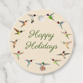Etiquetas Para Lembrancinhas Feliz Holidays Hummingbird