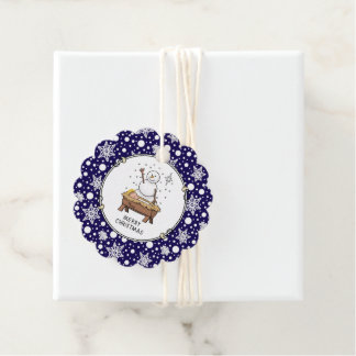 Etiquetas Para Lembrancinhas Feliz Natal Natividade Bebê Jesus Snowman