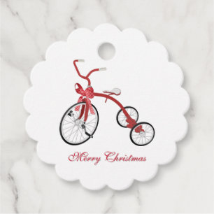Etiquetas Para Lembrancinhas Feliz Natal Triciclo De Vintagem