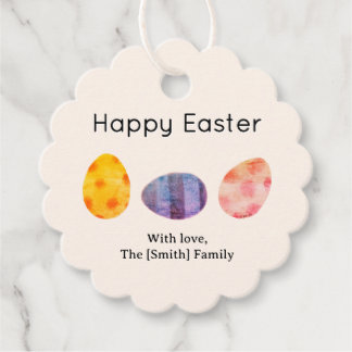 Etiquetas Para Lembrancinhas Feliz Páscoa Ovos Pastel Personalizados Família
