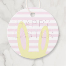 Felz pascoa | Barras rosadas e amarelas brancas