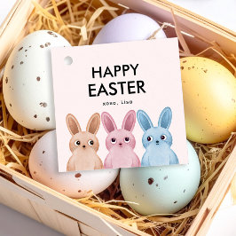 Etiquetas Para Lembrancinhas Felz pascoa com três adoráveis bebebezinhos