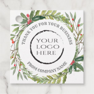 Etiquetas Para Lembrancinhas Feriado, obrigado holly, seu logotipo clássico pe