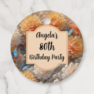 Etiquetas Para Lembrancinhas Festa de aniversário 80